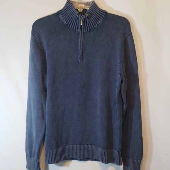 GOODTHREADS long sleeve quarterzip pullover SZ L - Picture 2 of 6